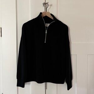 Varley Hawley Half-Zip Black XS New